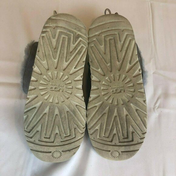 UGG Adoria Tehuano Gray Boots Bootie Shearling Lined Girls 4 / 34 (h9S - Picture 11 of 11